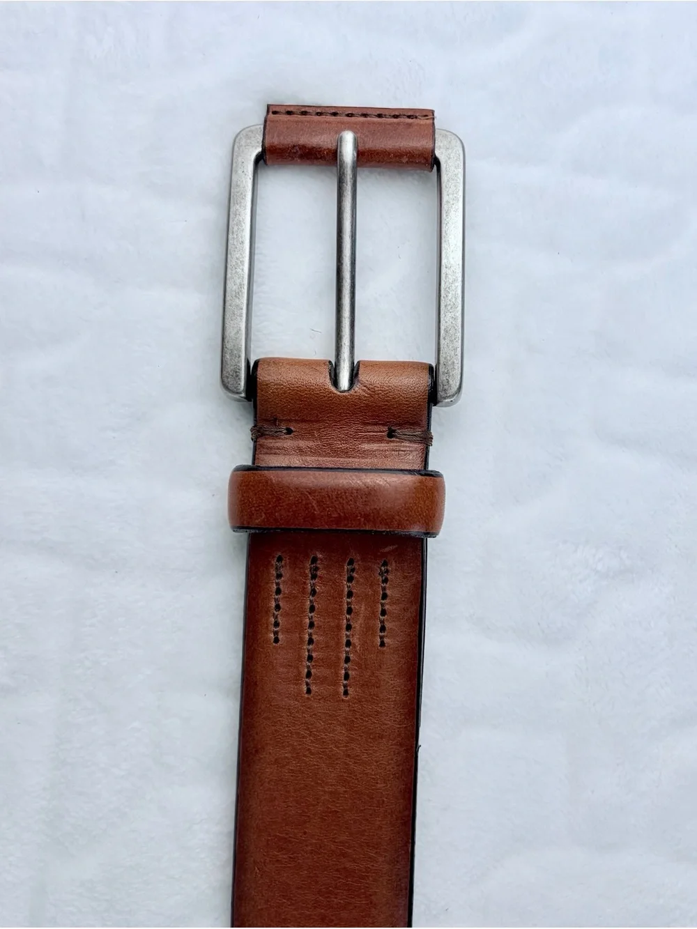 NWT Jos. A. Bank Handmade in Italy Men's Brown Tan Leather Belt Size 42 Classic